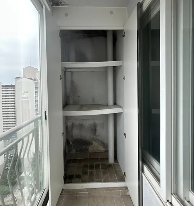 벽장 내부 시공 전 사진