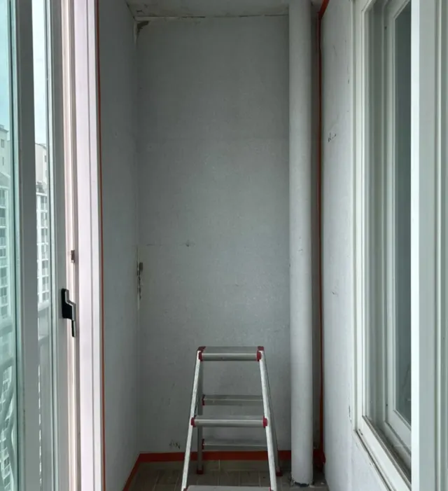벽장 내부 시공 후 사진